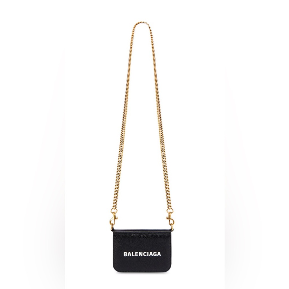 Balenciaga Cash Mini Wallet On A Chain